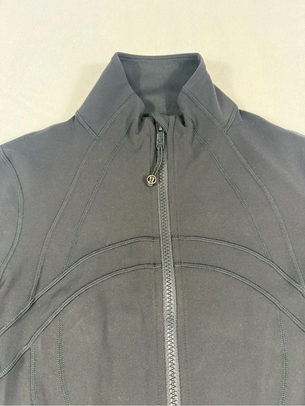 lululemon athletica Black Fitted Define Jacket Nulu with Sleeve Logo